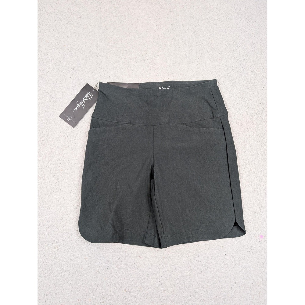 Walter Hagen Shorts Womens‎ XS Black P11 Sculpt 7 Inseam Pull On Stretch Golf